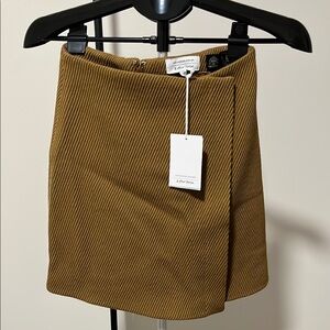 & Other Stories Tan Corduroy Skirt